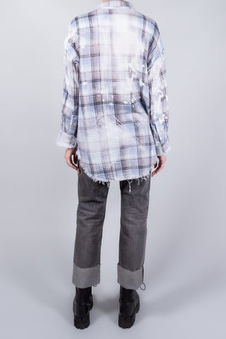 R13 Shredded Seam Drop Neck Shirt-Tops-Misch-Boutique-Vancouver-Canada-misch.ca
