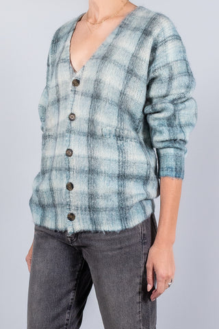 R13 Printed Oversized Cardigan-Knitwear-Misch-Boutique-Vancouver-Canada-misch.ca