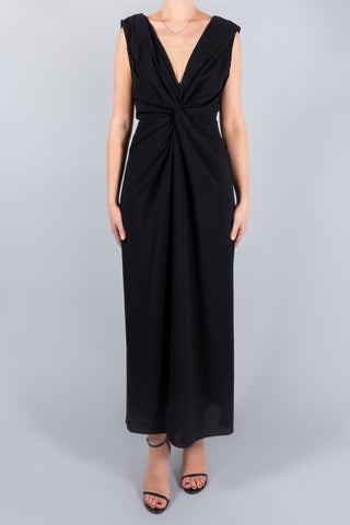 Gauchere G226 08120 Knotted Gown-Dresses and Jumpsuits-Misch-Boutique-Vancouver-Canada-misch.ca