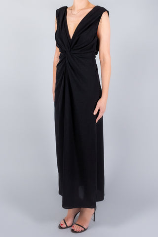 Gauchere G226 08120 Knotted Gown-Dresses and Jumpsuits-Misch-Boutique-Vancouver-Canada-misch.ca