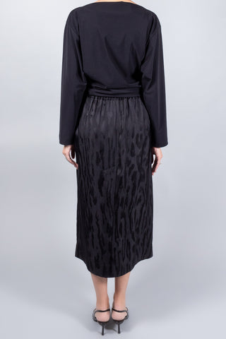 REYÈM Draped Long Sleeve Top-Tops-Misch-Boutique-Vancouver-Canada-misch.ca