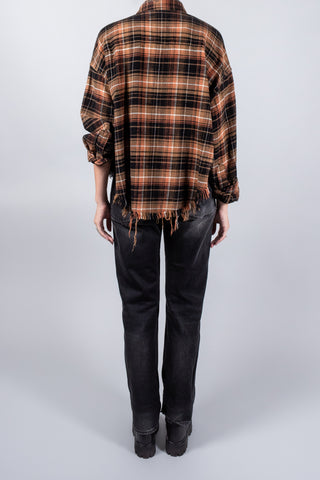 R13 Drop Neck Cropped Shirt-Tops-Misch-Boutique-Vancouver-Canada-misch.ca
