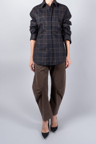 Darkpark Anne Tartan Check Tailored Shirt-Tops-Misch-Boutique-Vancouver-Canada-misch.ca