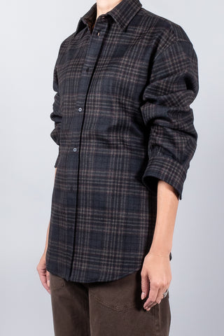 Darkpark Anne Tartan Check Tailored Shirt-Tops-Misch-Boutique-Vancouver-Canada-misch.ca