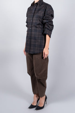 Darkpark Anne Tartan Check Tailored Shirt-Tops-Misch-Boutique-Vancouver-Canada-misch.ca