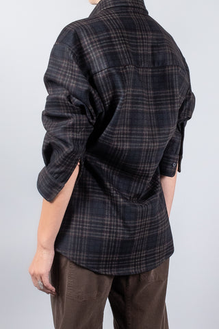 Darkpark Anne Tartan Check Tailored Shirt-Tops-Misch-Boutique-Vancouver-Canada-misch.ca