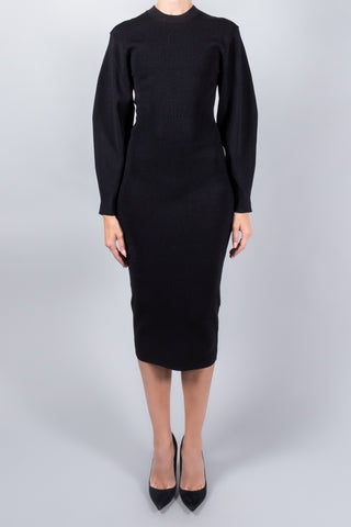 Loulou De Saison Elena High-Neck Bodycon Dress-Dresses and Jumpsuits-Misch-Boutique-Vancouver-Canada-misch.ca
