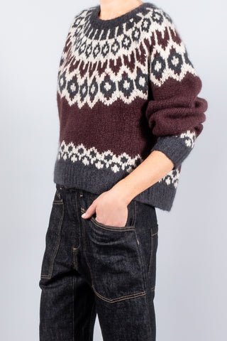 Nili Lotan Isaline Fair Isle Sweater-Knitwear-Misch-Boutique-Vancouver-Canada-misch.ca
