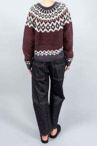 Nili Lotan Isaline Fair Isle Sweater-Knitwear-Misch-Boutique-Vancouver-Canada-misch.ca