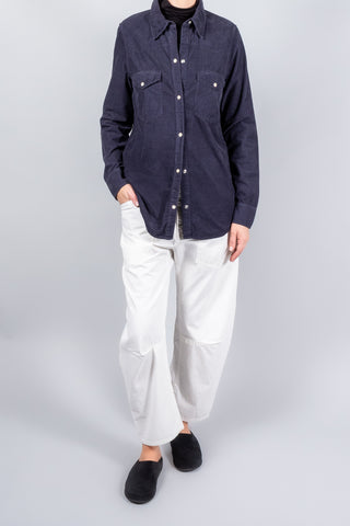 Nili Lotan Travis Corduroy Shirt-Tops-Misch-Boutique-Vancouver-Canada-misch.ca