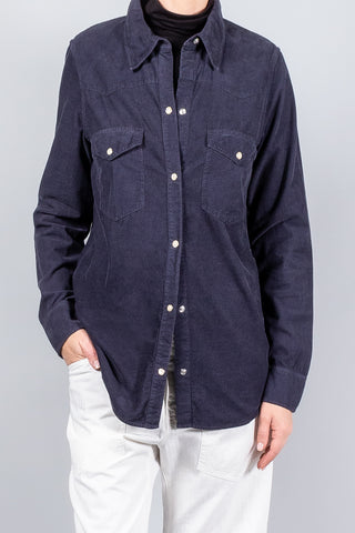 Nili Lotan Travis Corduroy Shirt-Tops-Misch-Boutique-Vancouver-Canada-misch.ca