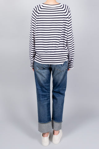 Closed Striped Crew Neck Long Sleeve-Knitwear-Misch-Boutique-Vancouver-Canada-misch.ca