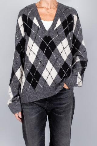 Nili Lotan Feron Argyle Sweater