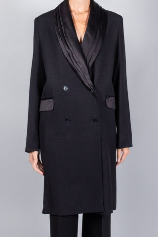 Loulou De Saison Ieva Contrast Tuxedo Jacket