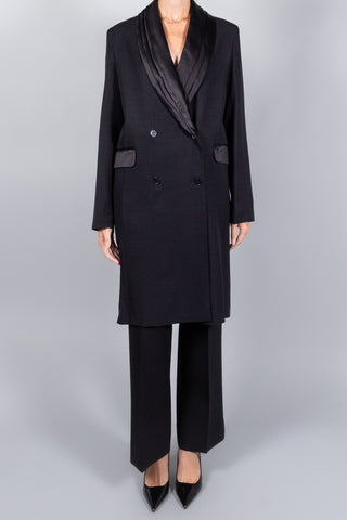 Loulou De Saison Ieva Contrast Tuxedo Jacket