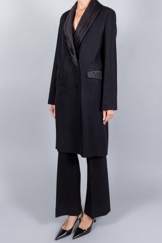 Loulou De Saison Ieva Contrast Tuxedo Jacket
