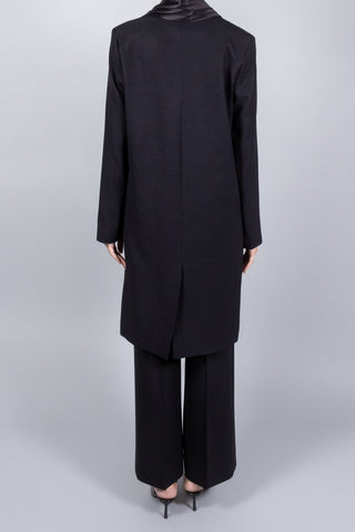 Loulou De Saison Ieva Contrast Tuxedo Jacket