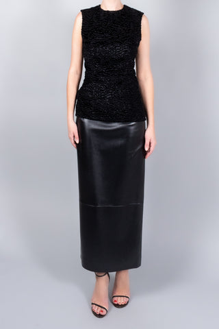 Darkpark Joy Faux Astrakan Sleeveless Top-Tops-Misch-Boutique-Vancouver-Canada-misch.ca