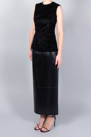 Darkpark Joy Faux Astrakan Sleeveless Top-Tops-Misch-Boutique-Vancouver-Canada-misch.ca