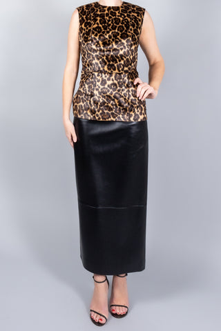 Darkpark Joy Leopard & Jersey Sleeveless Top-Tops-Misch-Boutique-Vancouver-Canada-misch.ca