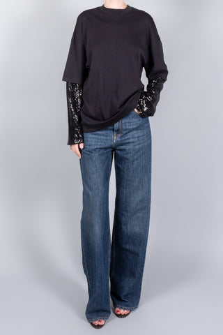 Darkpark Lisa Denim With Detachable Hand Woven Wool Chain