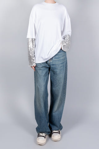 Darkpark Troy Double Sleeve Paillettes Tee-Tops-Misch-Boutique-Vancouver-Canada-misch.ca