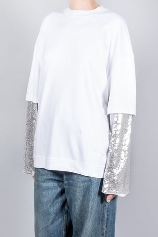 Darkpark Troy Double Sleeve Paillettes Tee-Tops-Misch-Boutique-Vancouver-Canada-misch.ca