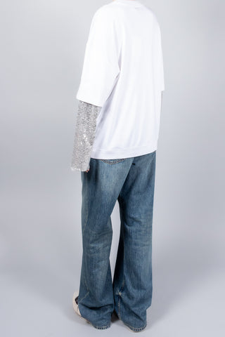 Darkpark Troy Double Sleeve Paillettes Tee-Tops-Misch-Boutique-Vancouver-Canada-misch.ca