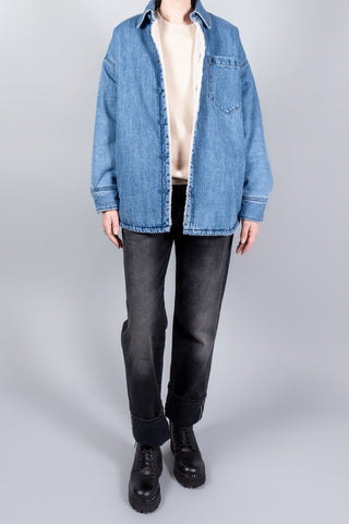 Upper Hights The Teddy Denim Sherpa Shirt
