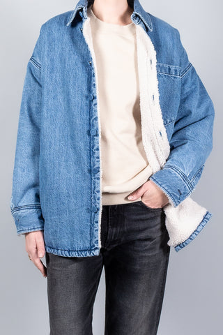 Upper Hights The Teddy Denim Sherpa Shirt