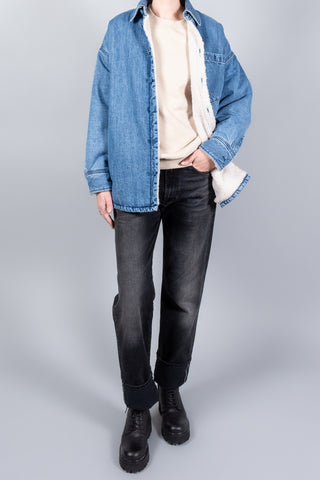 Upper Hights The Teddy Denim Sherpa Shirt