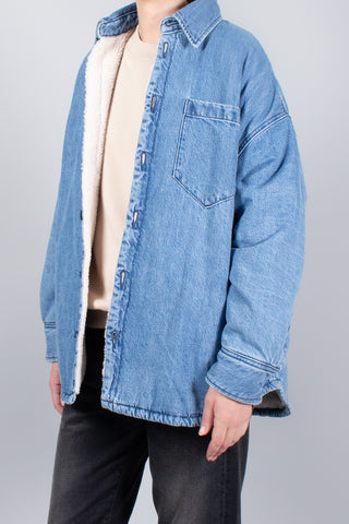 Upper Hights The Teddy Denim Sherpa Shirt