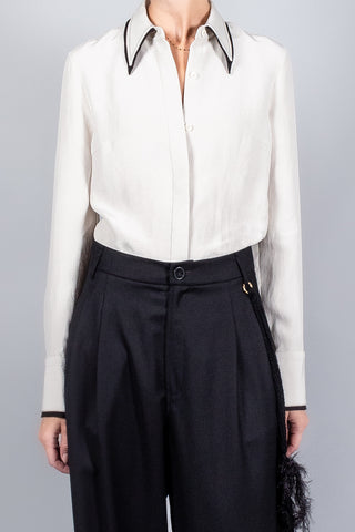 Maria McManus Covered Placket Slim Shirt-Tops-Misch-Boutique-Vancouver-Canada-misch.ca