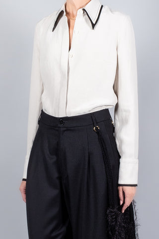 Maria McManus Covered Placket Slim Shirt-Tops-Misch-Boutique-Vancouver-Canada-misch.ca