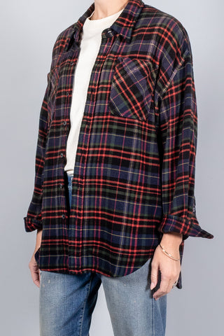 R13 Drop Neck Workshirt-Tops-Misch-Boutique-Vancouver-Canada-misch.ca
