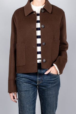 Vanessa Bruno Henri Cropped Wool Jacket-Jackets and Blazers-Misch-Boutique-Vancouver-Canada-misch.ca