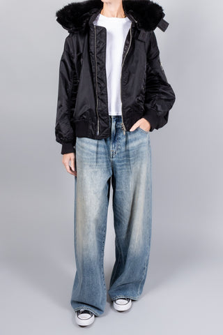 R13 Pleated Waistband Jean