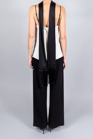 Forte Forte Block Colour Velvet and Envers Satin Slip Top-Tops-Misch-Boutique-Vancouver-Canada-misch.ca