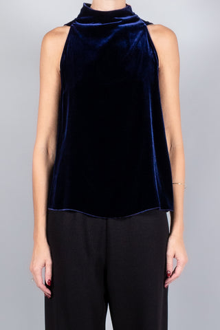 Forte Forte Viscose Silk Velvet Top-Tops-Misch-Boutique-Vancouver-Canada-misch.ca