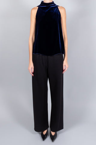 Forte Forte Viscose Silk Velvet Top-Tops-Misch-Boutique-Vancouver-Canada-misch.ca