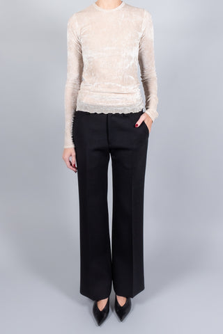Forte Forte Flocked Stretch Tulle T-Shirt-Tops-Misch-Boutique-Vancouver-Canada-misch.ca