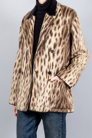Forte Forte Royal Leopard Jacquard Double-Breasted Coat-Coats-Misch-Boutique-Vancouver-Canada-misch.ca
