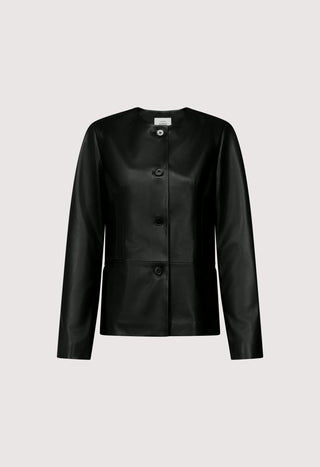 Loulou De Saison Adea Collarless Jacket-Jackets and Blazers-Misch-Boutique-Vancouver-Canada-misch.ca