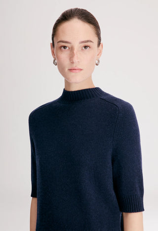 Loulou De Saison Ruth Short Sleeve Top-Knitwear-Misch-Boutique-Vancouver-Canada-misch.ca
