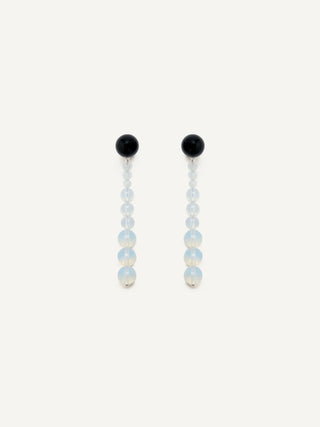 Dévé Mini Calanques Earrings ~ Opalite & Black Onyx Top-Jewelry-Misch-Boutique-Vancouver-Canada-misch.ca