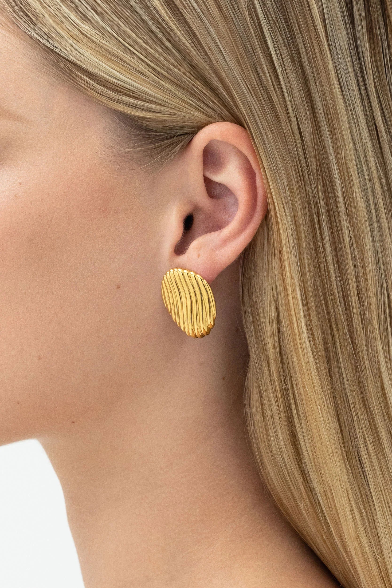 Nina Gordon Jewellery Paloma Dome Small Earrings-Jewelry-Misch-Boutique-Vancouver-Canada-misch.ca