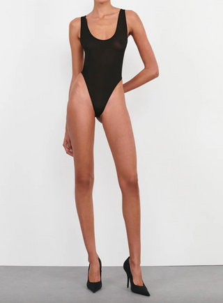 Wardrobe NYC Sheer Tank Bodysuit-Tops-Misch-Boutique-Vancouver-Canada-misch.ca