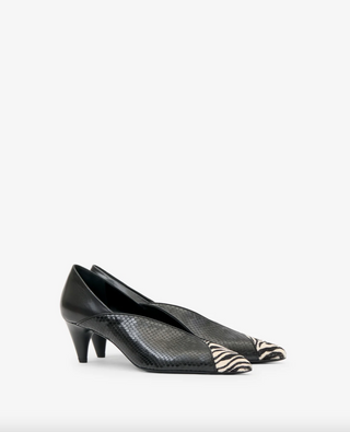 Isabel Marant Ilou Pumps - Black/Zebra-Footwear-Misch-Boutique-Vancouver-Canada-misch.ca