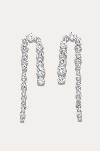 Completed Works Earrings Curved Crystal Drop Earrings-Jewelry-Misch-Boutique-Vancouver-Canada-misch.ca