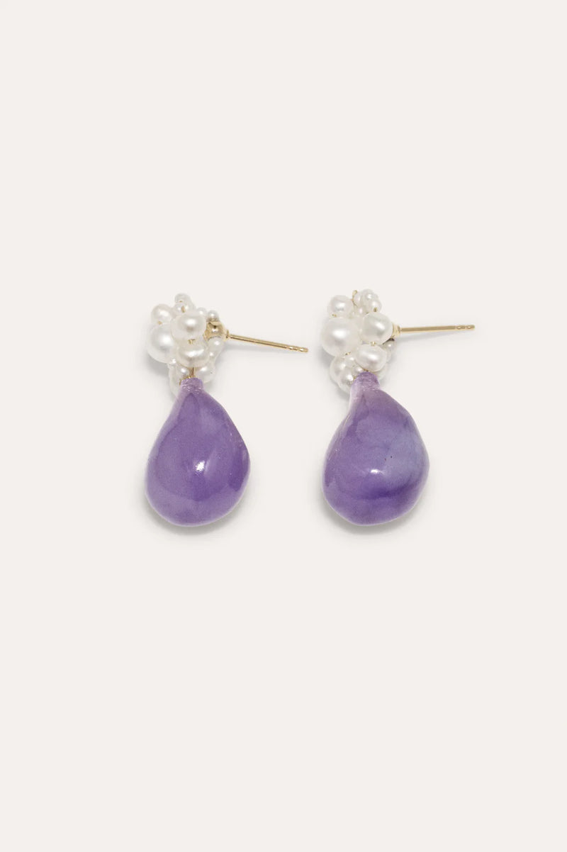 Completed Works Tra-La-La Ii-Lilac Earrings